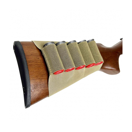 ButtStock Shot Shell Holder - Tan