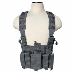 AR & PISTOL MAGS CHEST RIG - URBAN GRAY