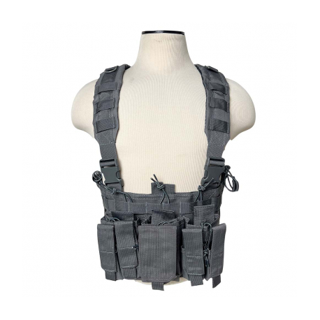 AR & PISTOL MAGS CHEST RIG - URBAN GRAY