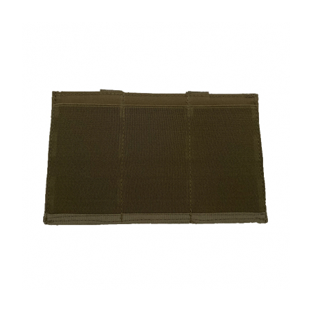 AR TRIPLE MAGAZINE ELASTIC MOLLE POUCH/ TAN