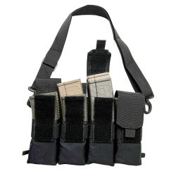 8 each AR15 Mag Carrier and Pouch - Black