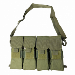 8 each AR15 Mag Carrier and Pouch - Green
