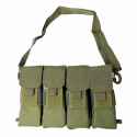 8 each AR15 Mag Carrier and Pouch - Green