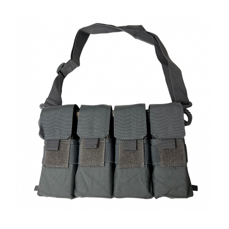 8 each AR15 Mag Carrier and Pouch - Urban Gray