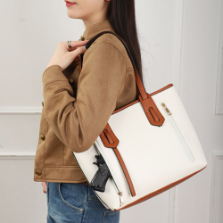 PURSE/PU/BEIGE