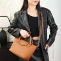 PURSE/PU/BROWN