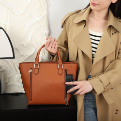 PURSE/PU/BROWN