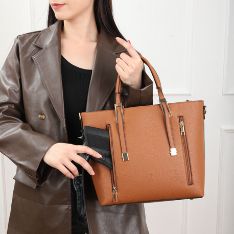 PURSE/PU/BROWN